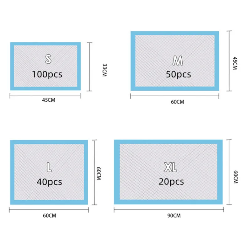 100/50/40/20PCS Absorbent Dogs - Pet Supplies Uk recension och pris