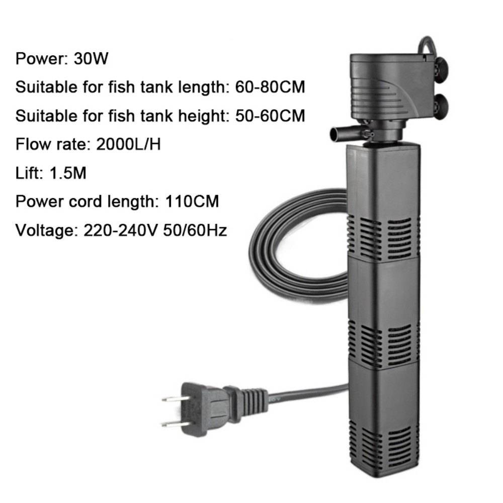 Plastic 3 in 1 Fish Tank Filte - Fish Tank Filter Pump recension och pris