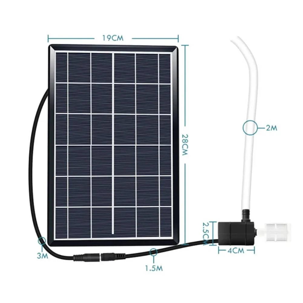Small Solar Water Pump 12V Cir - Fish Tank Filter Pump recension och pris